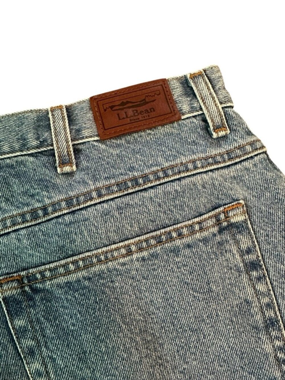 Vintage LL Bean Jeans Mens 40 X 29 Classic Fit Straight Leg Cotton 90s Stonewash